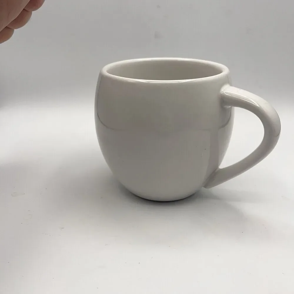 White Crate And Barrel Mug
